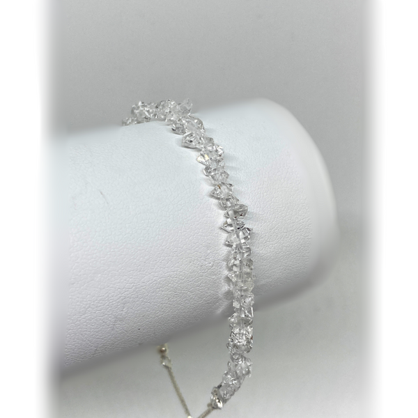 Herkermer Diamond  BOLO Bracelet