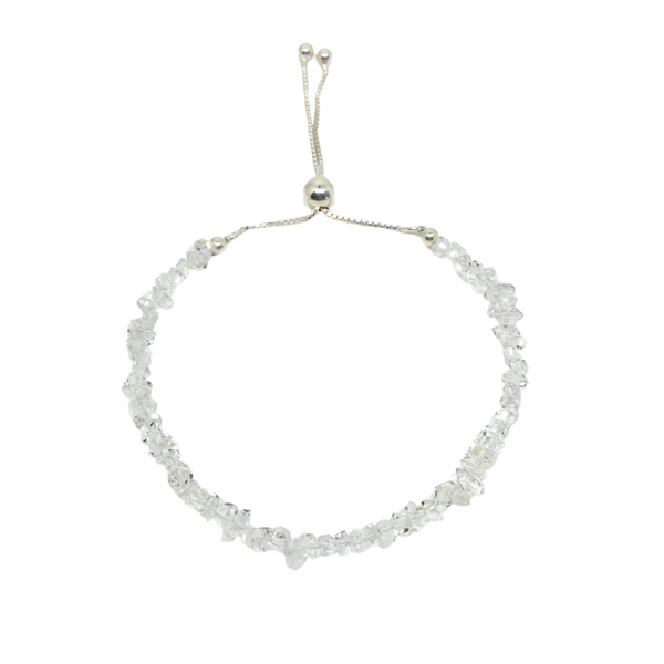 Herkermer Diamond  BOLO Bracelet