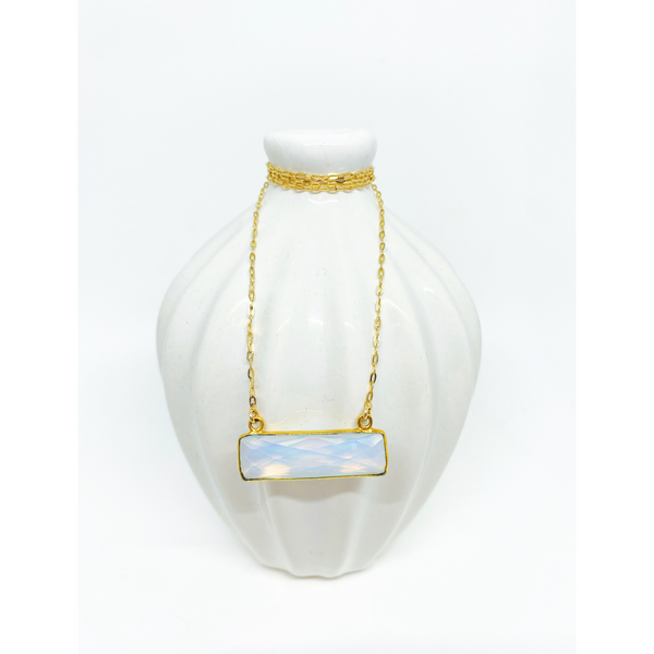 Opalite Bar Necklace