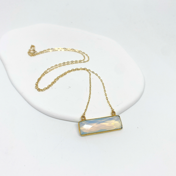 Opalite Bar Necklace
