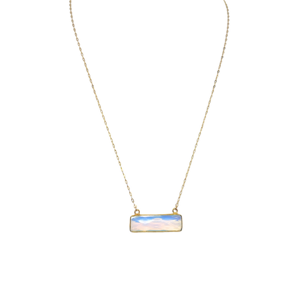 Opalite Bar Necklace