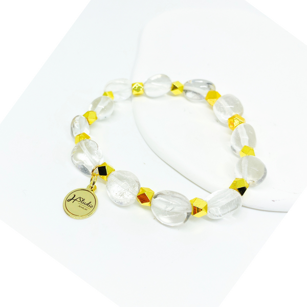 Quartz Nugget Bracelet