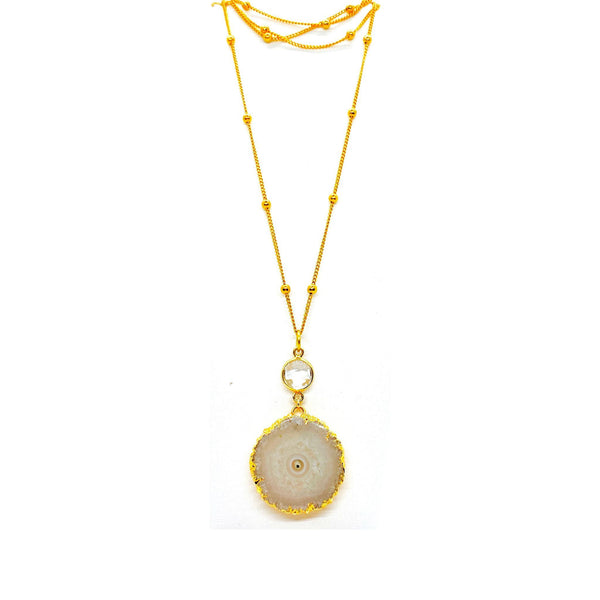 Solar Quartz Necklace