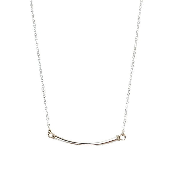 Sterling Silver Bar Necklace