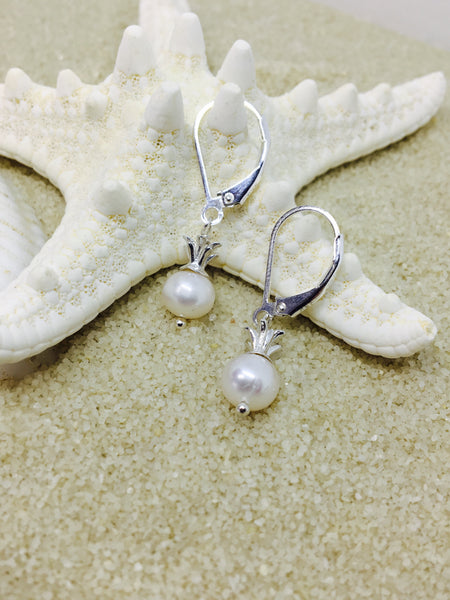 Pineapple Pearl Earrings