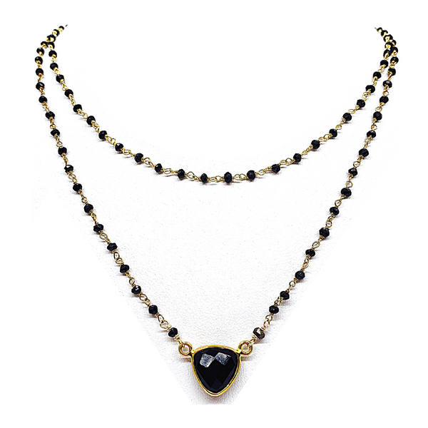 Double Strand Spinel Necklace