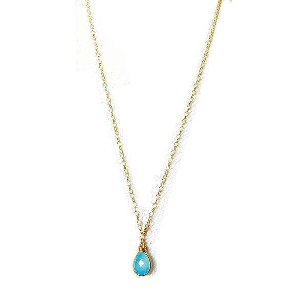 Y Gemstone Necklace