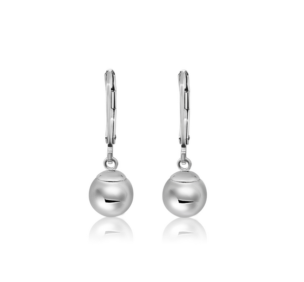 Classic Ball Earrings - Sterling Silver