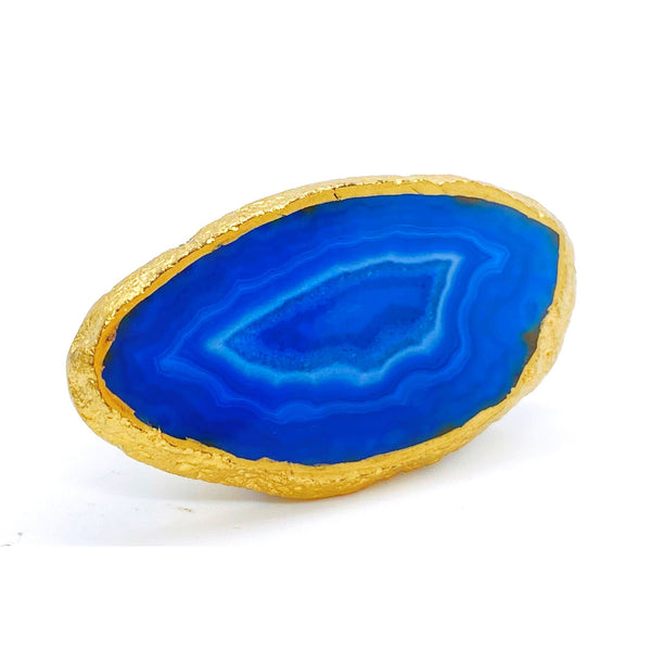 Blue Agate Ring