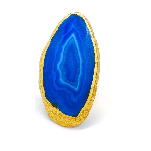 Blue Agate Ring