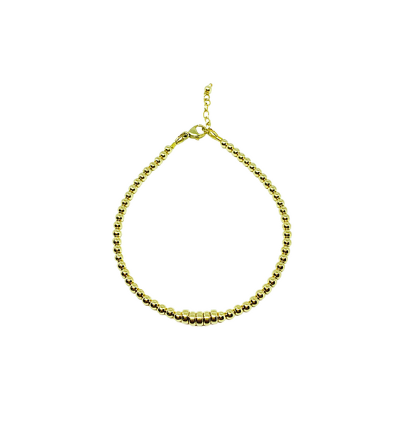 Gold-Filled Bead Bracelet - 3mm