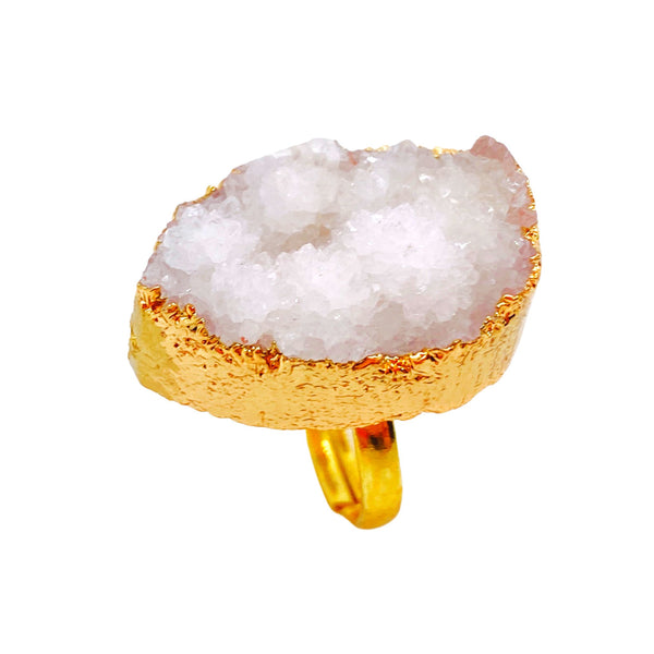 Natural Druzy Ring