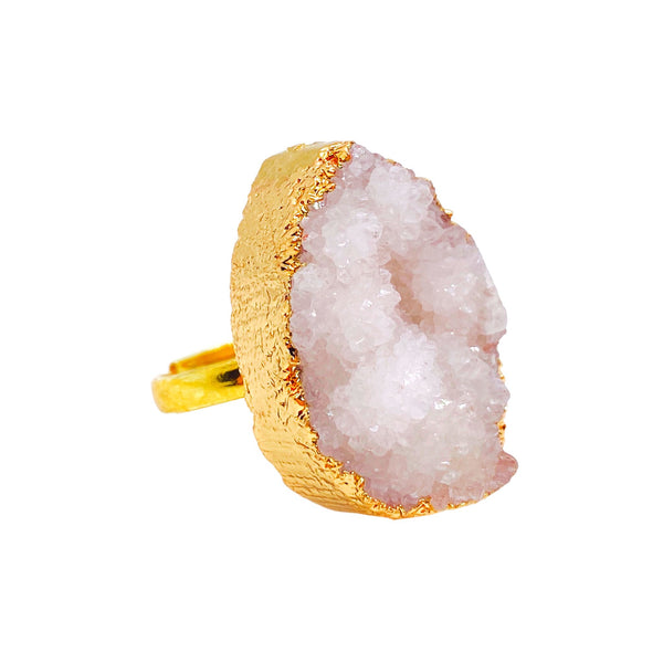 Natural Druzy Ring