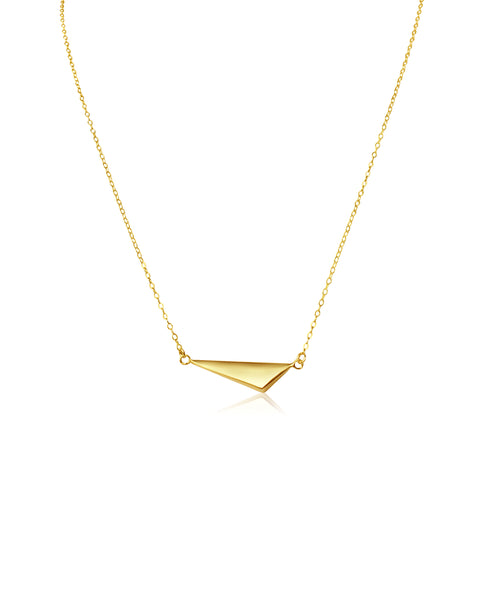 Geometric Gold Filled Necklace
