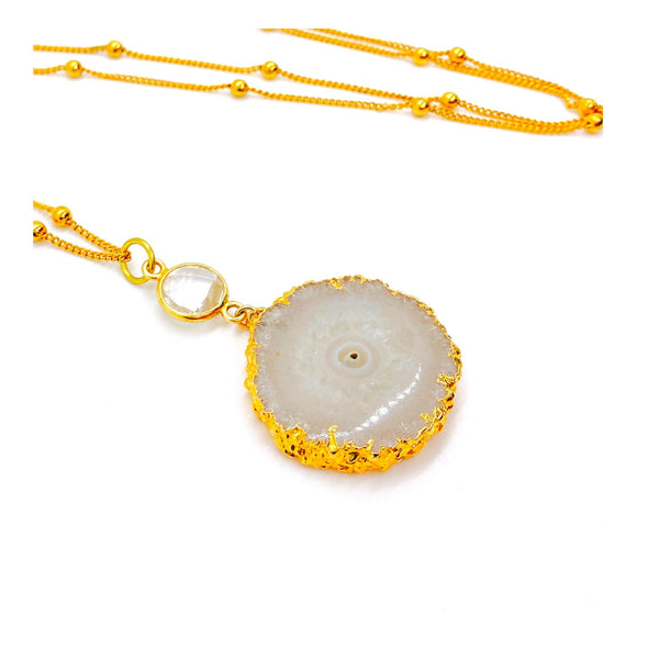 Solar Quartz Necklace