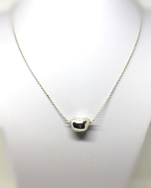 Sterling Nugget Necklace