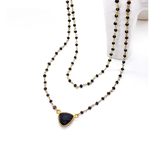Double Strand Spinel Necklace
