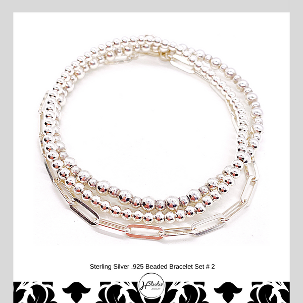 Sterling Silver Bracelet Gift Set - #2