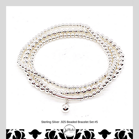 Sterling Silver Bracelet Gift Set - #5