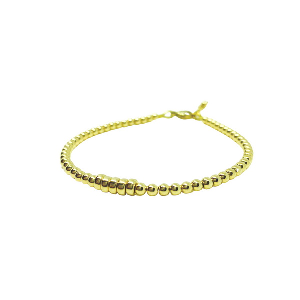Gold-Filled Bead Bracelet - 3mm