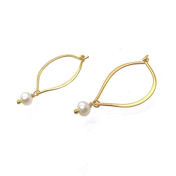 Pearl Marquise Earrings