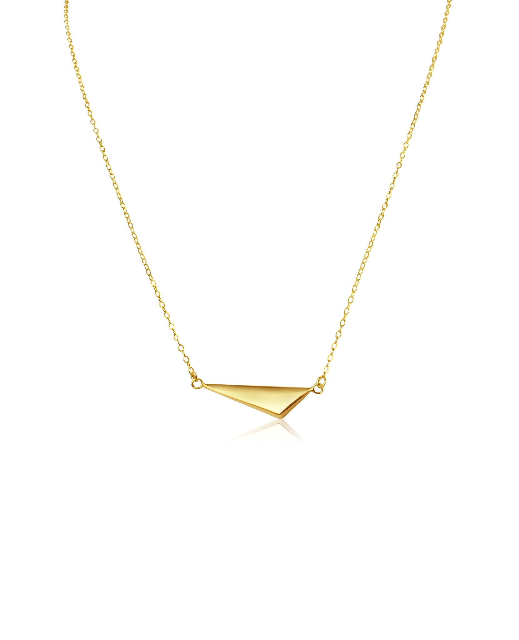 Geometric Gold Filled Necklace