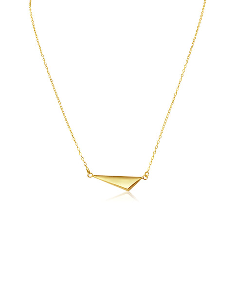 Gold Triangle Medallion Evil Eye Necklace, Pyramid Pendant, Layering  Necklace, Gift for Her, Everyday Gold Jewelry, Dainty Minimal Jewelry - Etsy